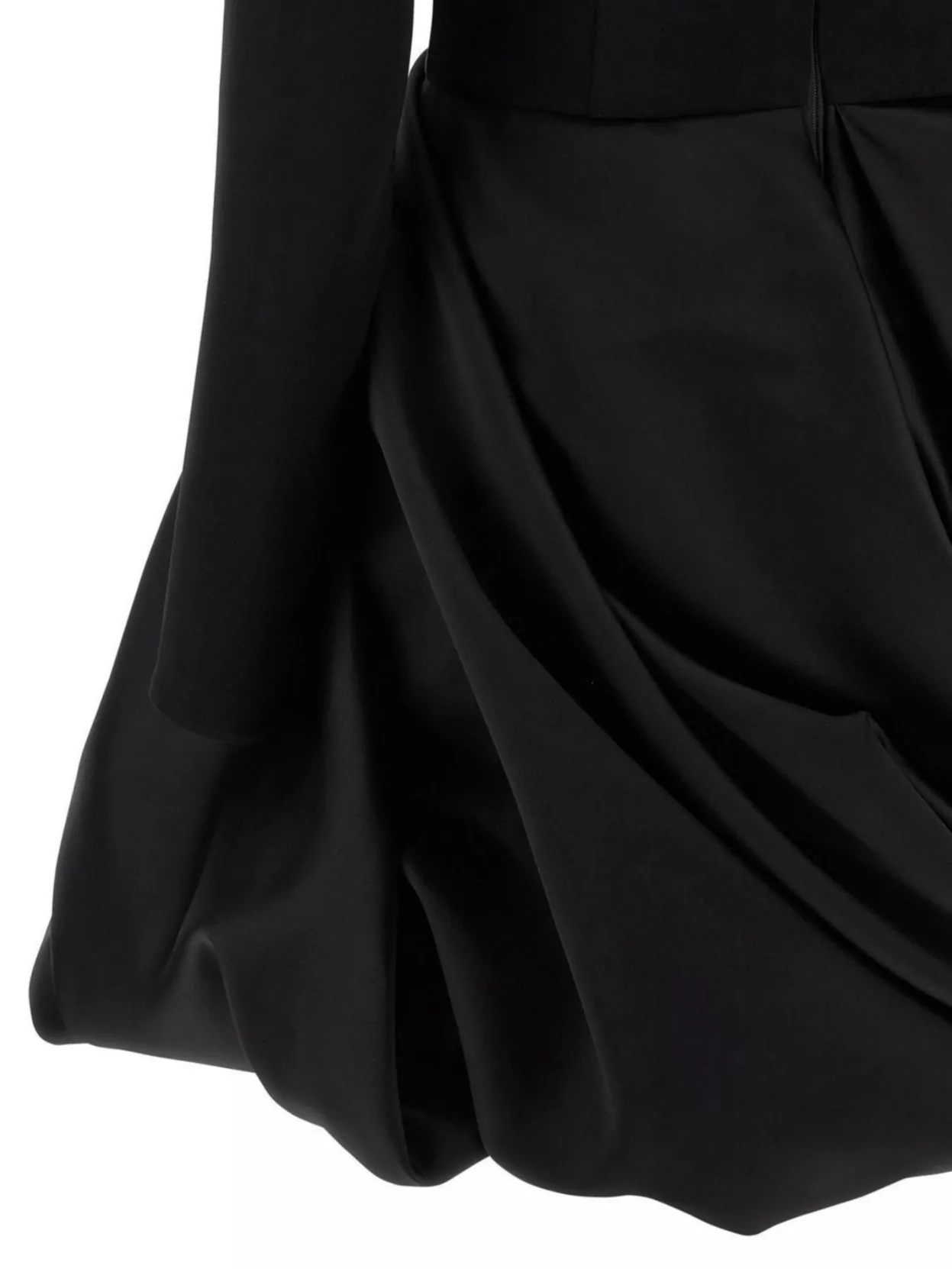 Carolina Herrera Off-shoulder Dress Featuring Structured Silhouette In Black