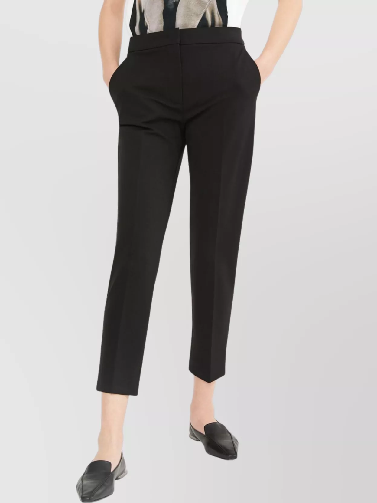 Max Mara Tailored Trousers With Belt Loops And Pockets