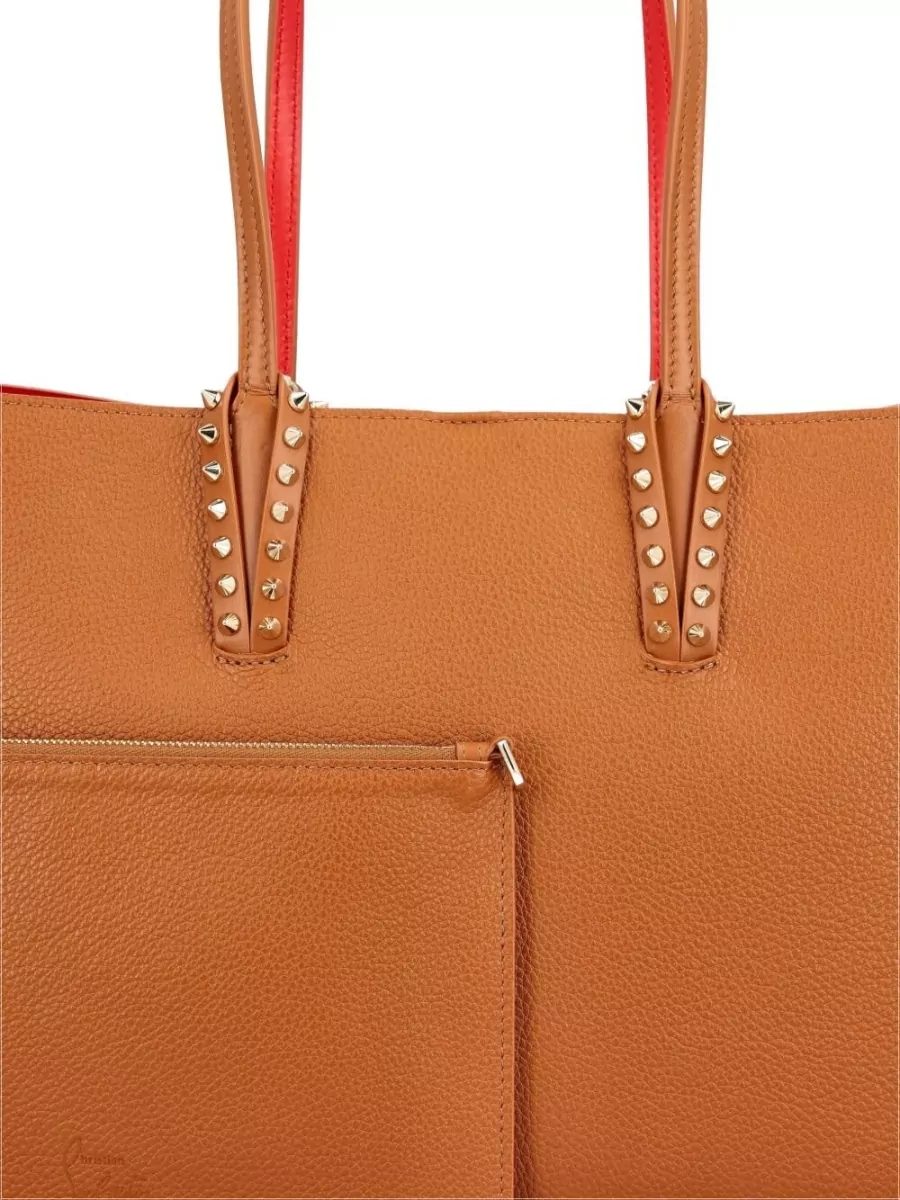 Christian Louboutin Cabata Small Leather Studded Tote Bag