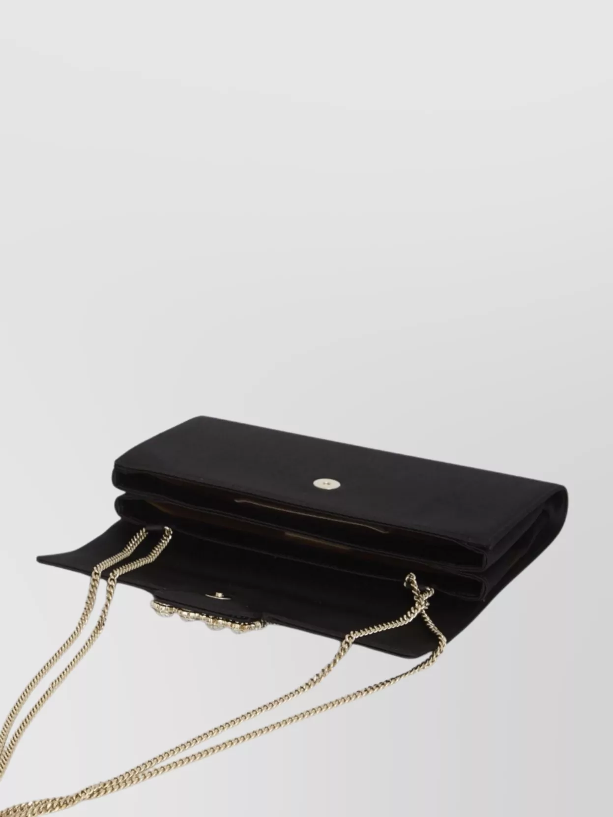 Roger Vivier Crystal Flower Clutch Bag