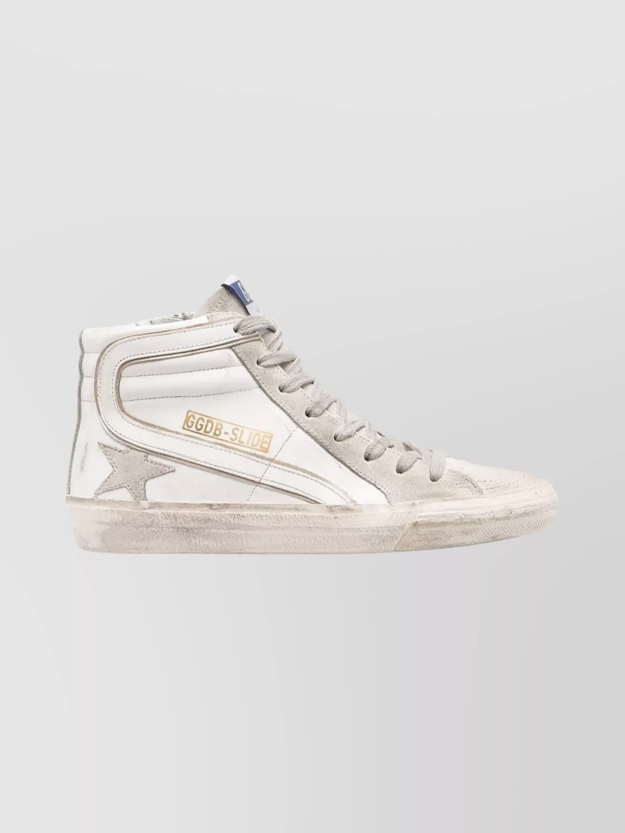 Golden Goose Low Top Sneakers With Round Toe And Star Patch In White