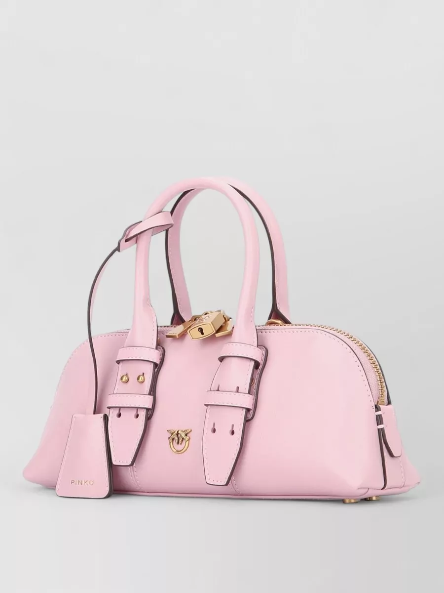 Pinko Escape Baguette Small Leather Shoulder Bag