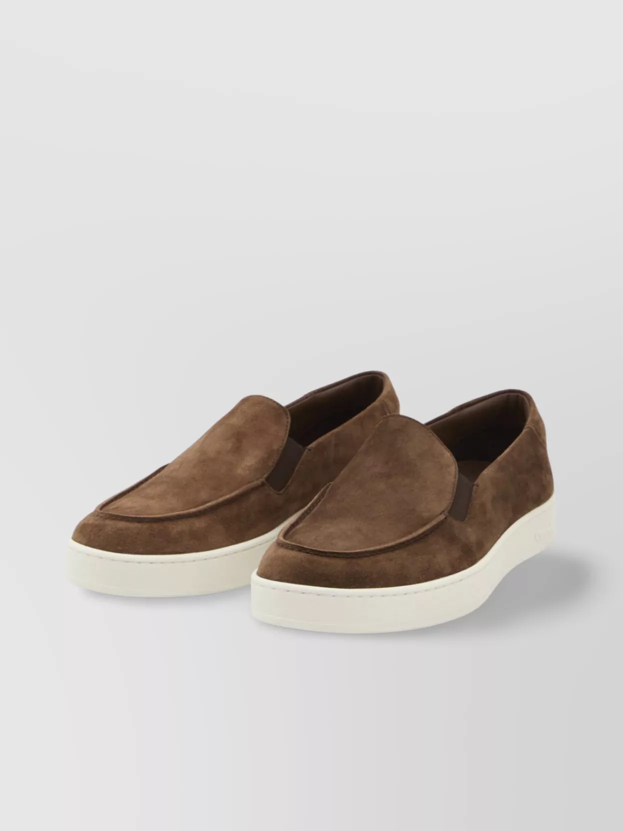 Church's Suede Loafers With Elastic And Stitching