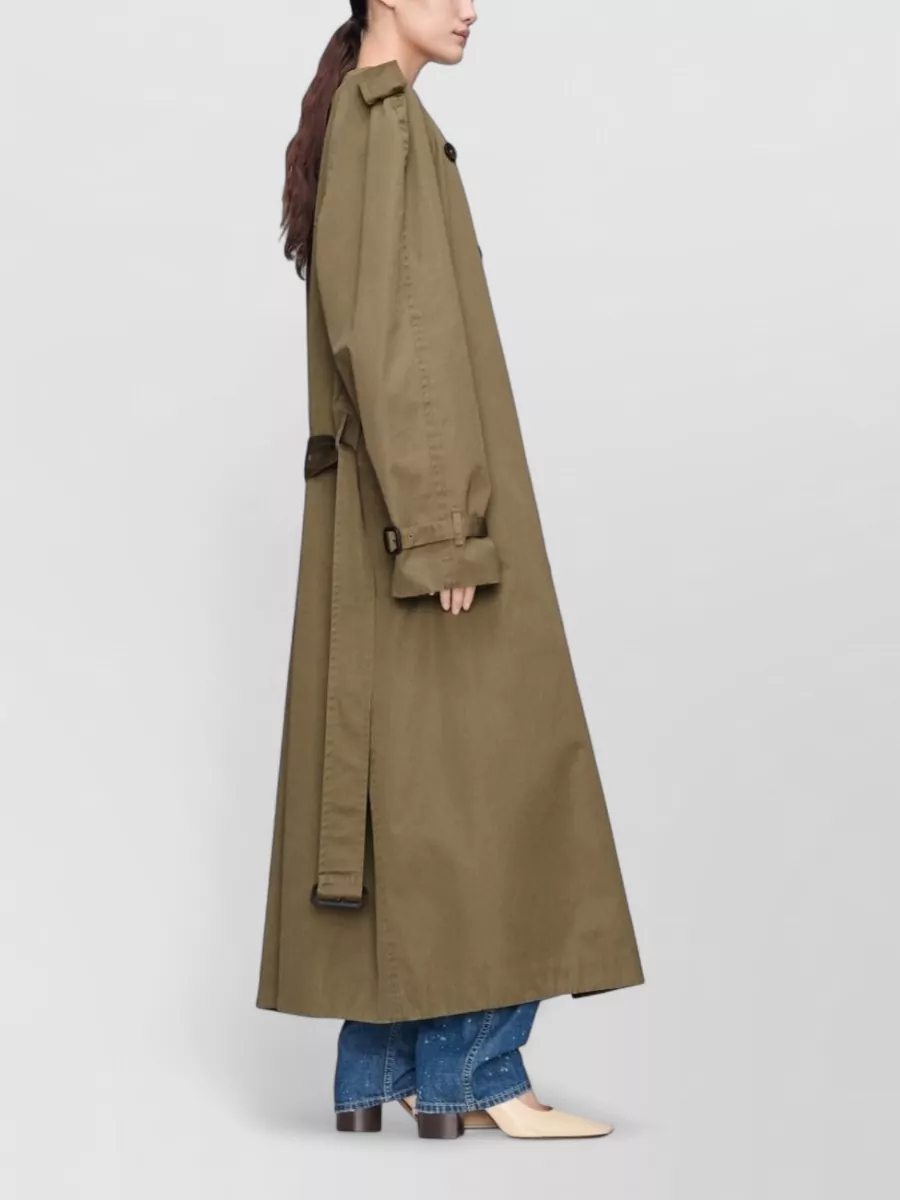 Maison Margiela Cotton Double-Breasted Belted Trench Coat