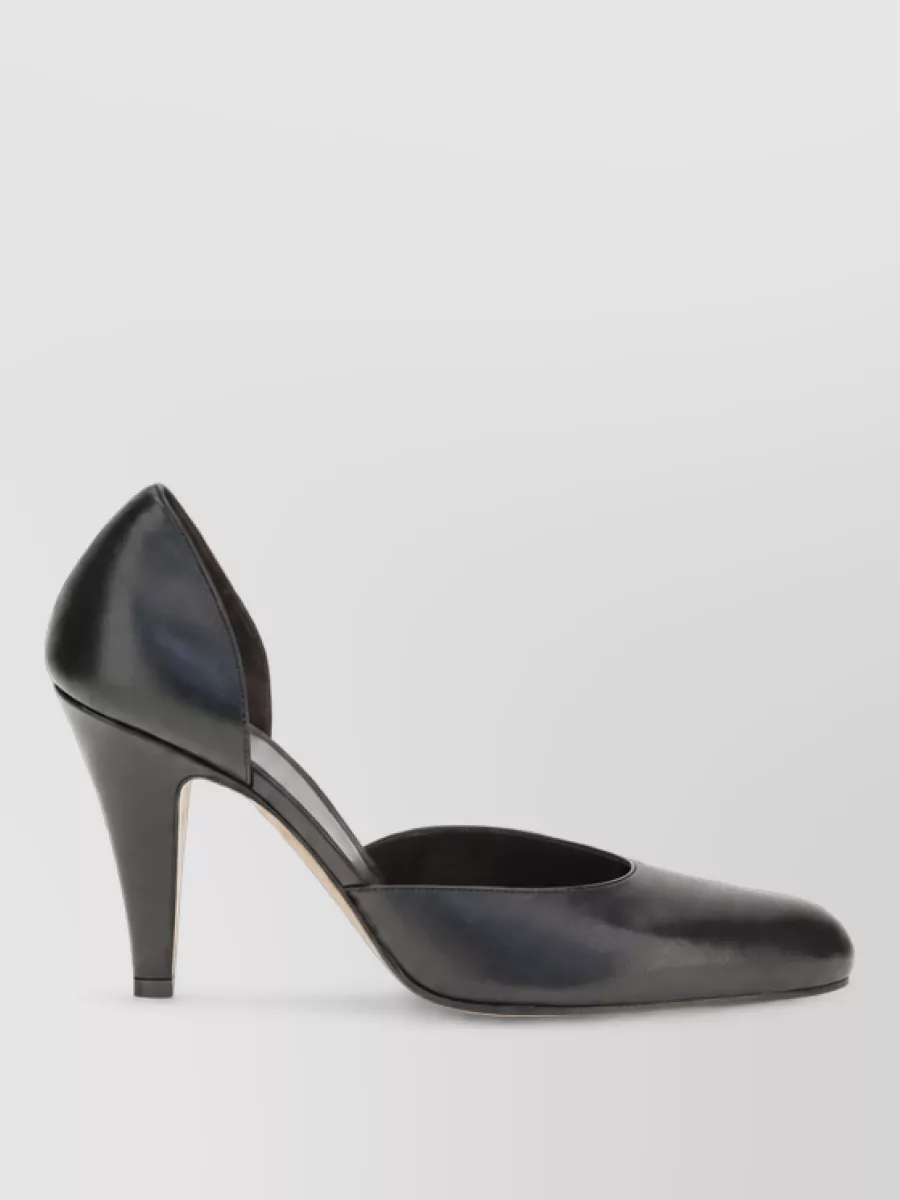 The Row Leather High Heel Pumps