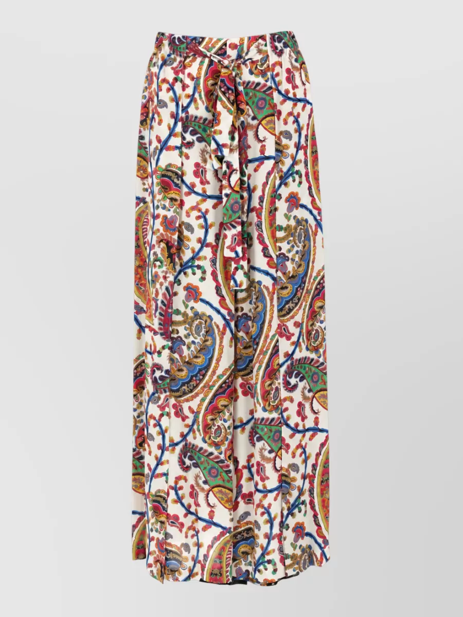 Etro Paisley Print Palazzo Trousers