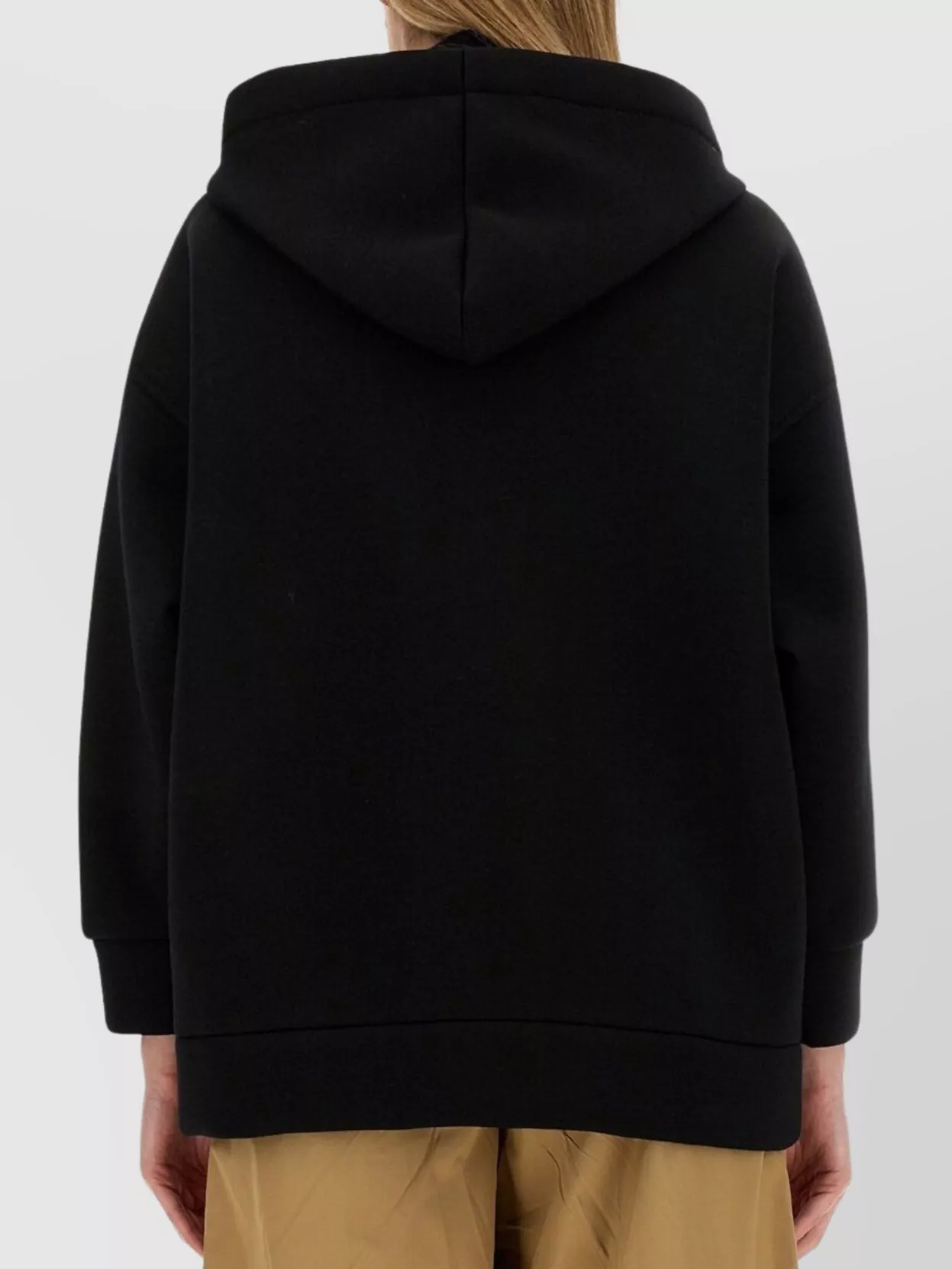 Max Mara Hooded Jacket With Front Pockets And Long Sleeves