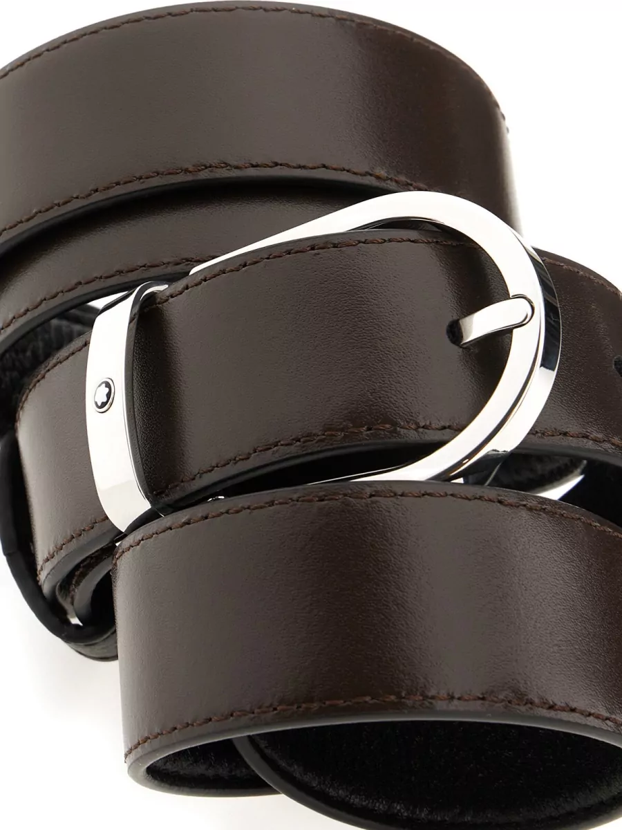 Montblanc Leather Reversible Belt