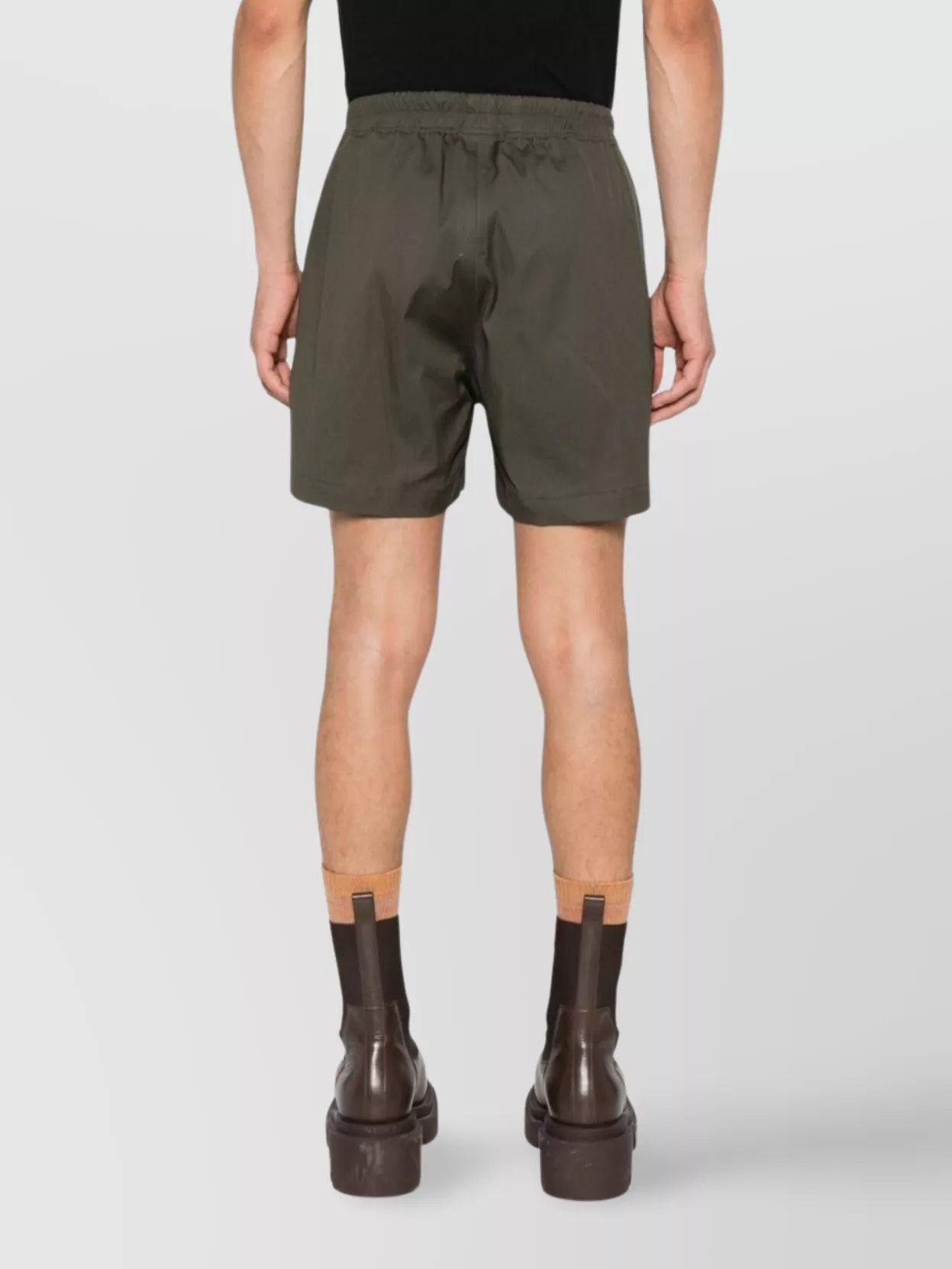 Rick Owens Cotton Poplin Boxers With Side Pockets
