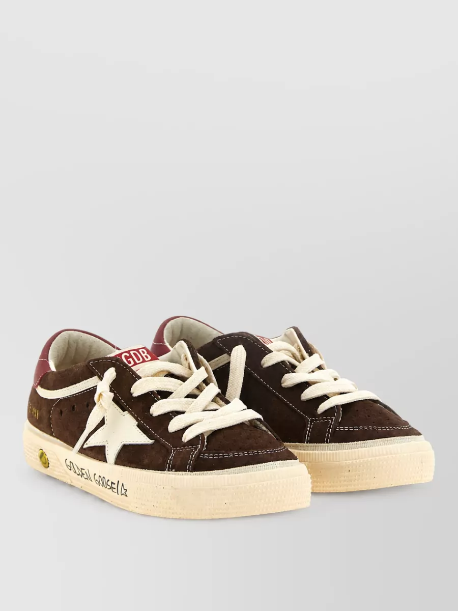 Golden Goose leather may low-top sneakers