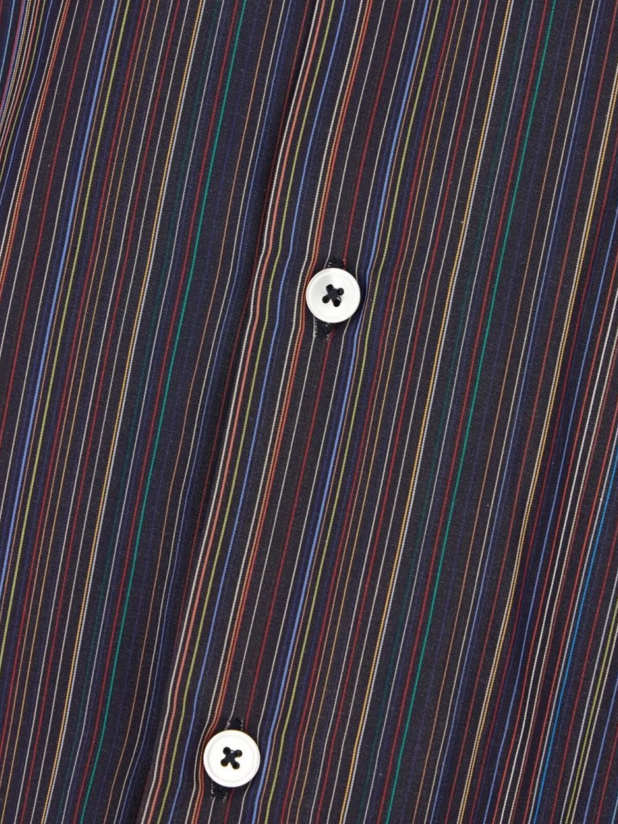 Paul Smith Striped Pattern Shirt Cuffed Sleeves