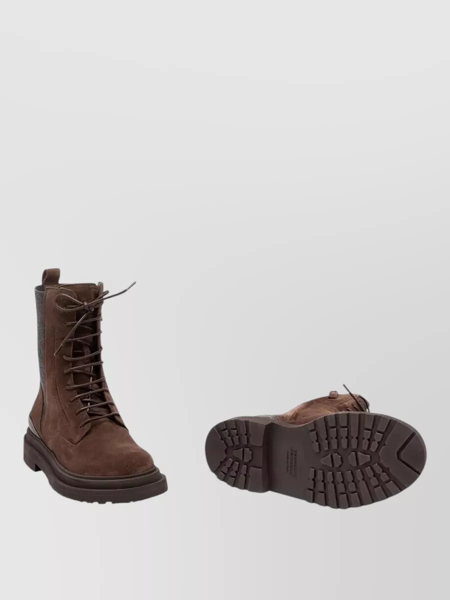 Brunello Cucinelli Leather Ankle Boots
