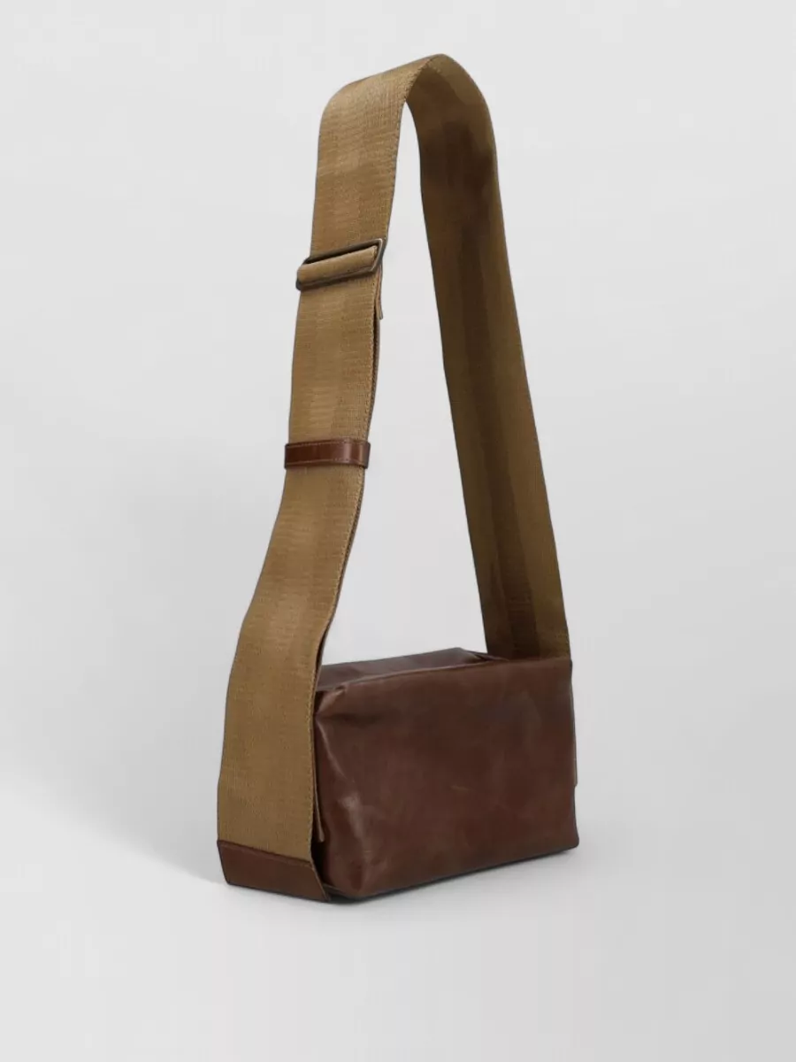 Uma Wang Leather Shoulder Bag