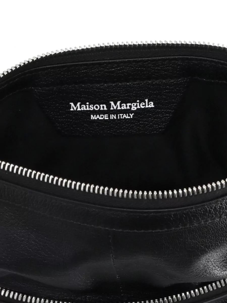Maison Margiela 5Ac Shearling-Trim Leather Tote Bag