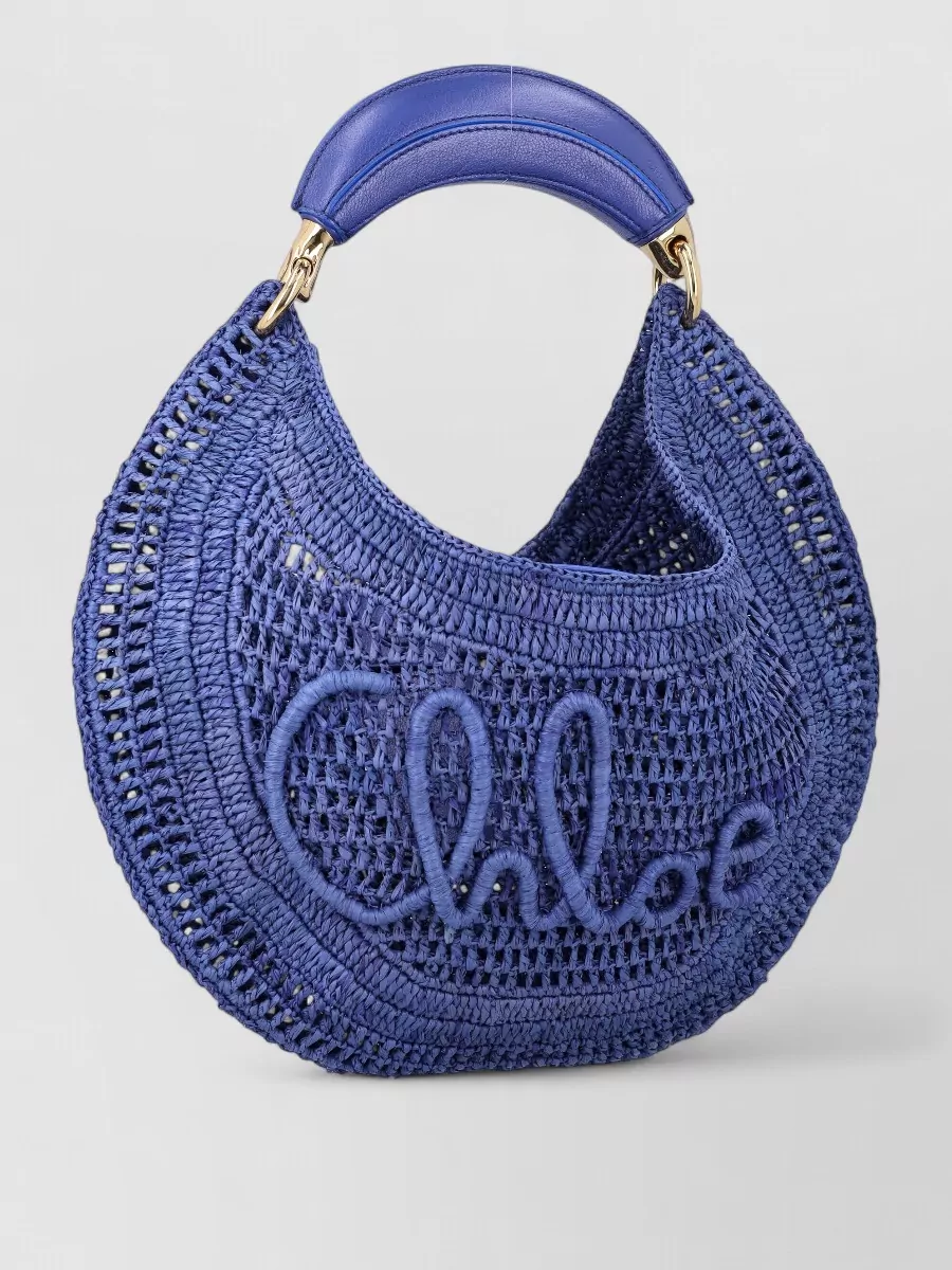 Chloé Raffia Shoulder Bag