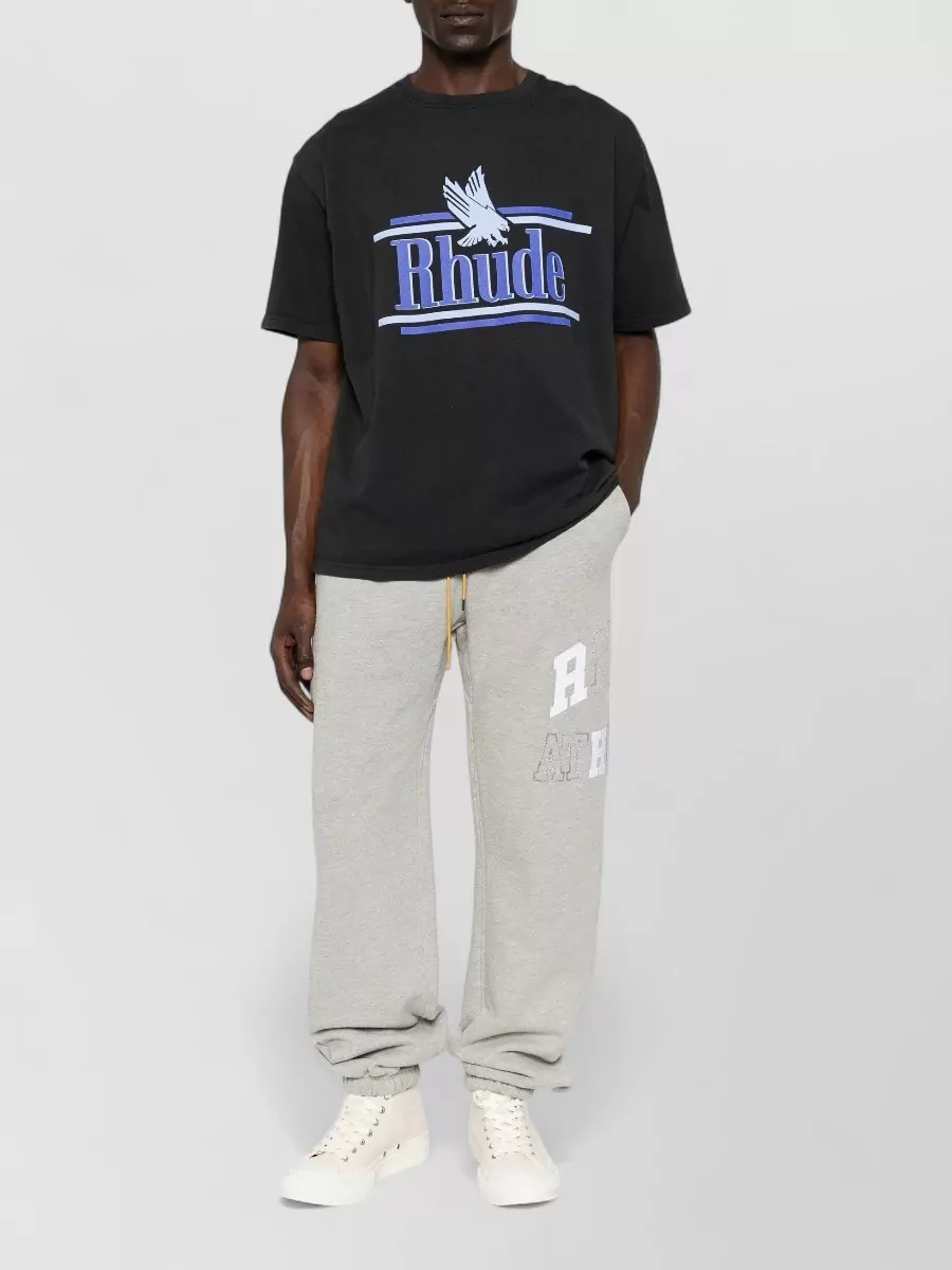 Rhude Cotton Regular-Fit Printed T-Shirt