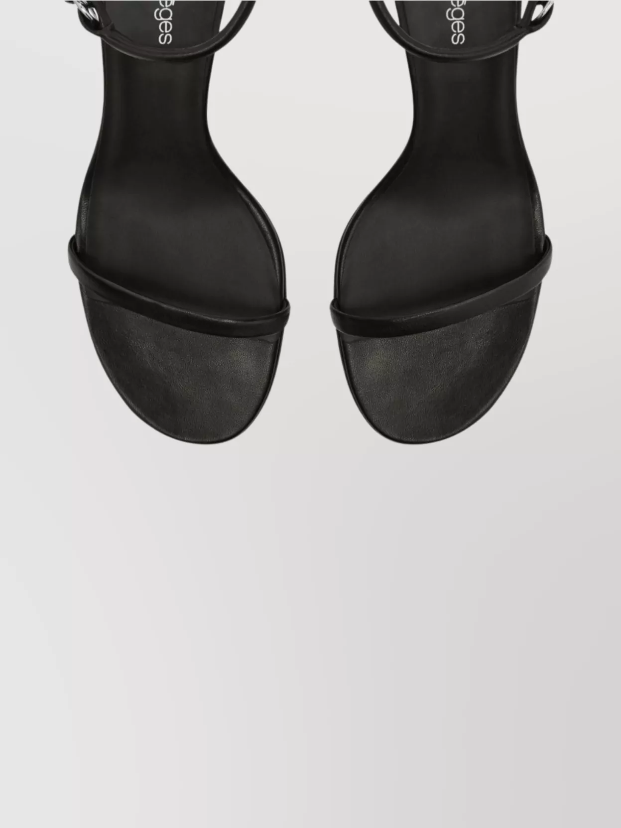 Courrèges Round Toe Strappy Sandals With Wedge Heel