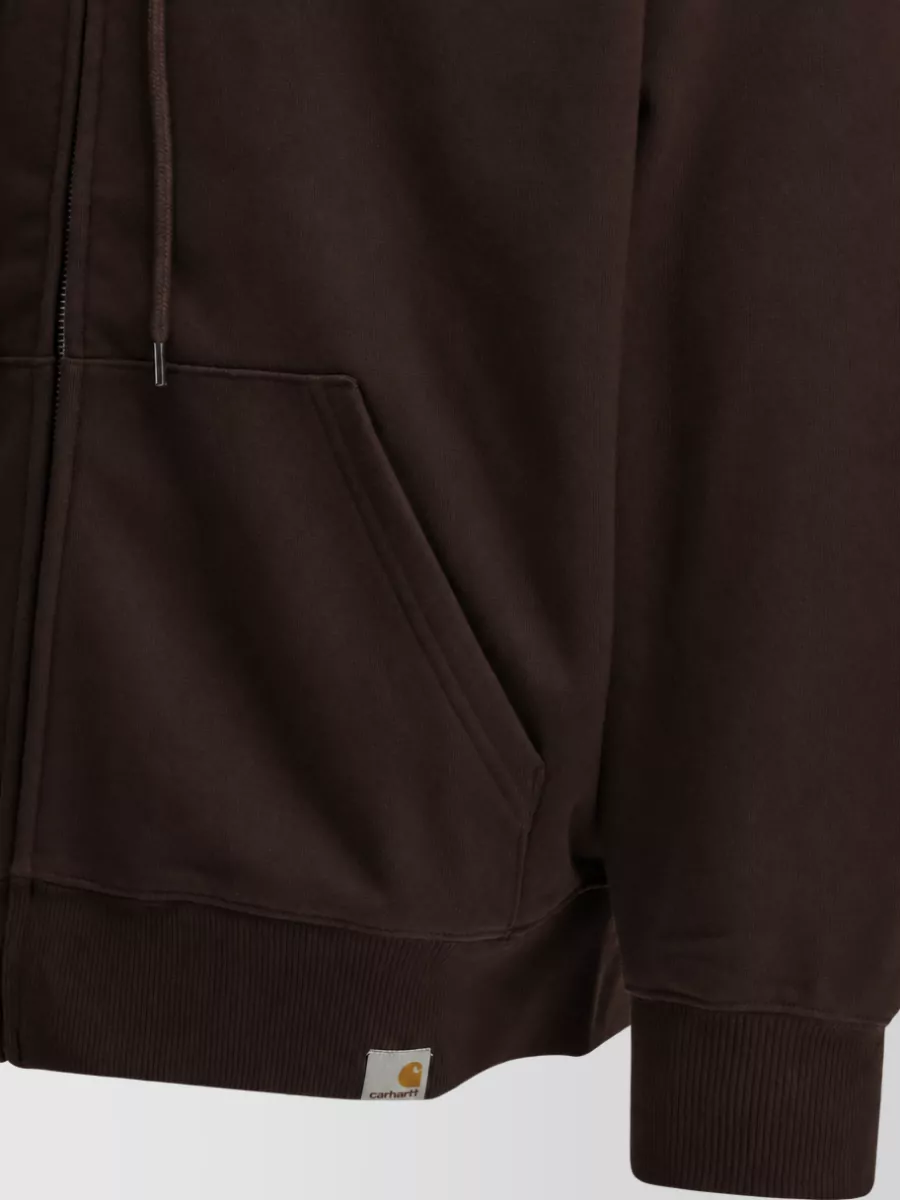 Carhartt Wip Cotton Hooded Zip-Up Sweatshirt