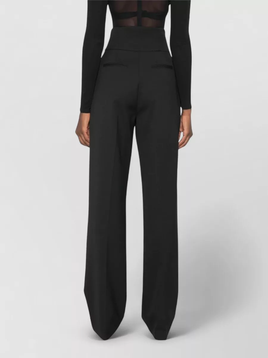 Elisabetta Franchi High-Rise Wide-Leg Trousers