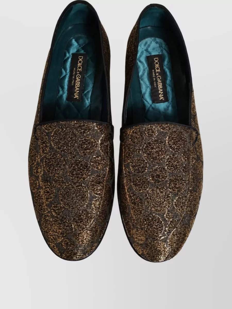 Dolce&Gabbana Leather Slip-On Loafers