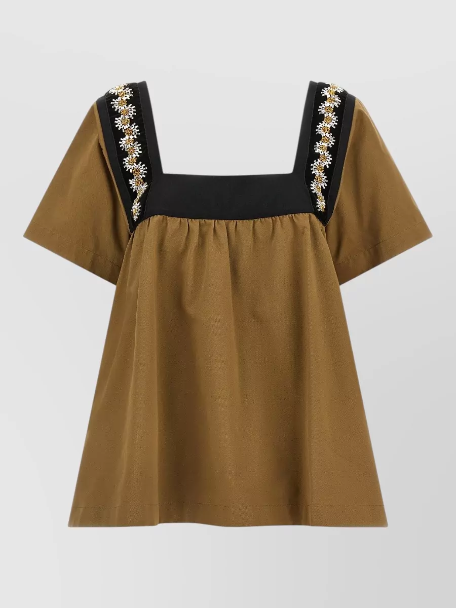 Prada embellished mini dress