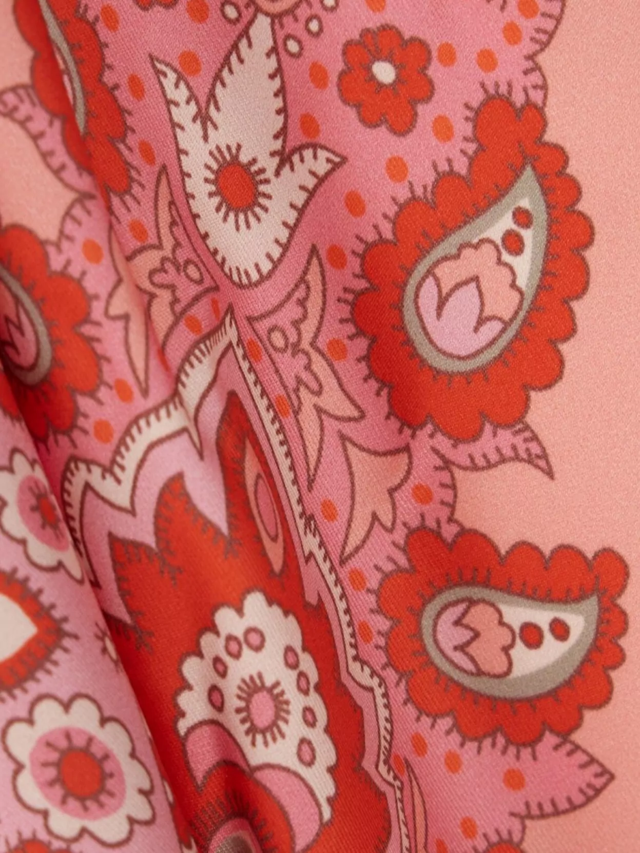 Etro Hem Halter Neck Layered Paisley Print Dress