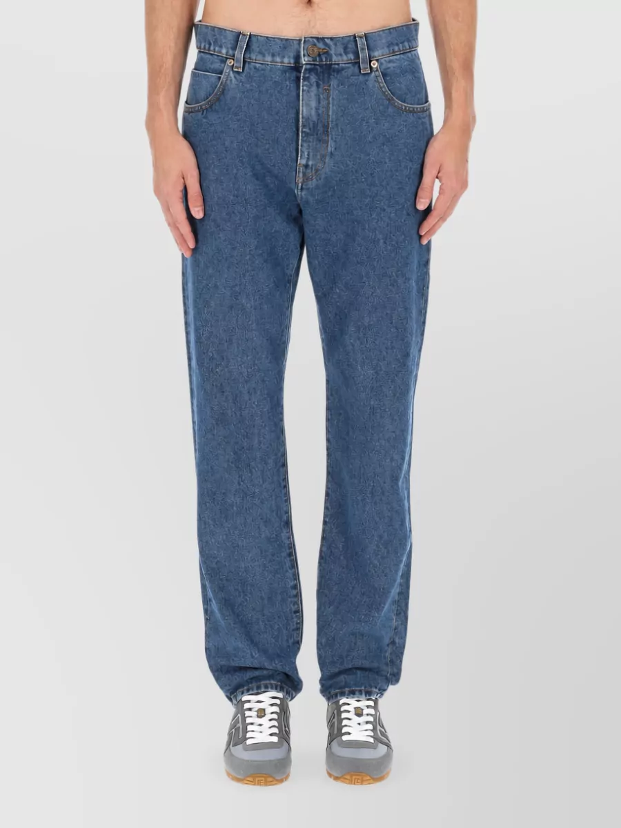 Balmain Straight-Leg Denim Jeans