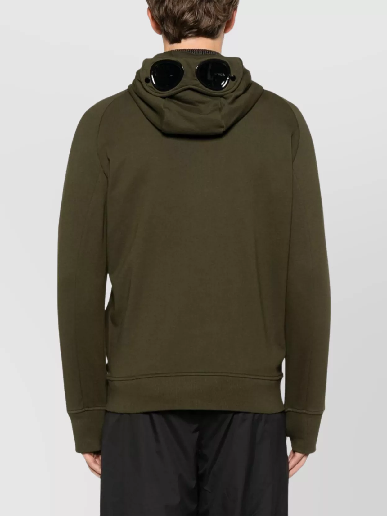 C.p. Company Zip-Up Hoodie Drawstring Hood