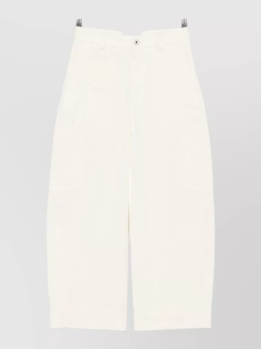 Givenchy cropped cargo wide-leg trousers