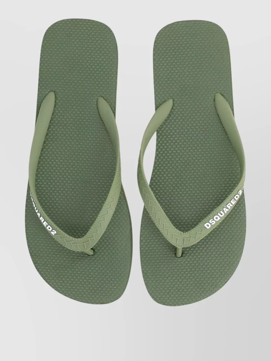 Dsquared2 Logo-Print Flip Flops