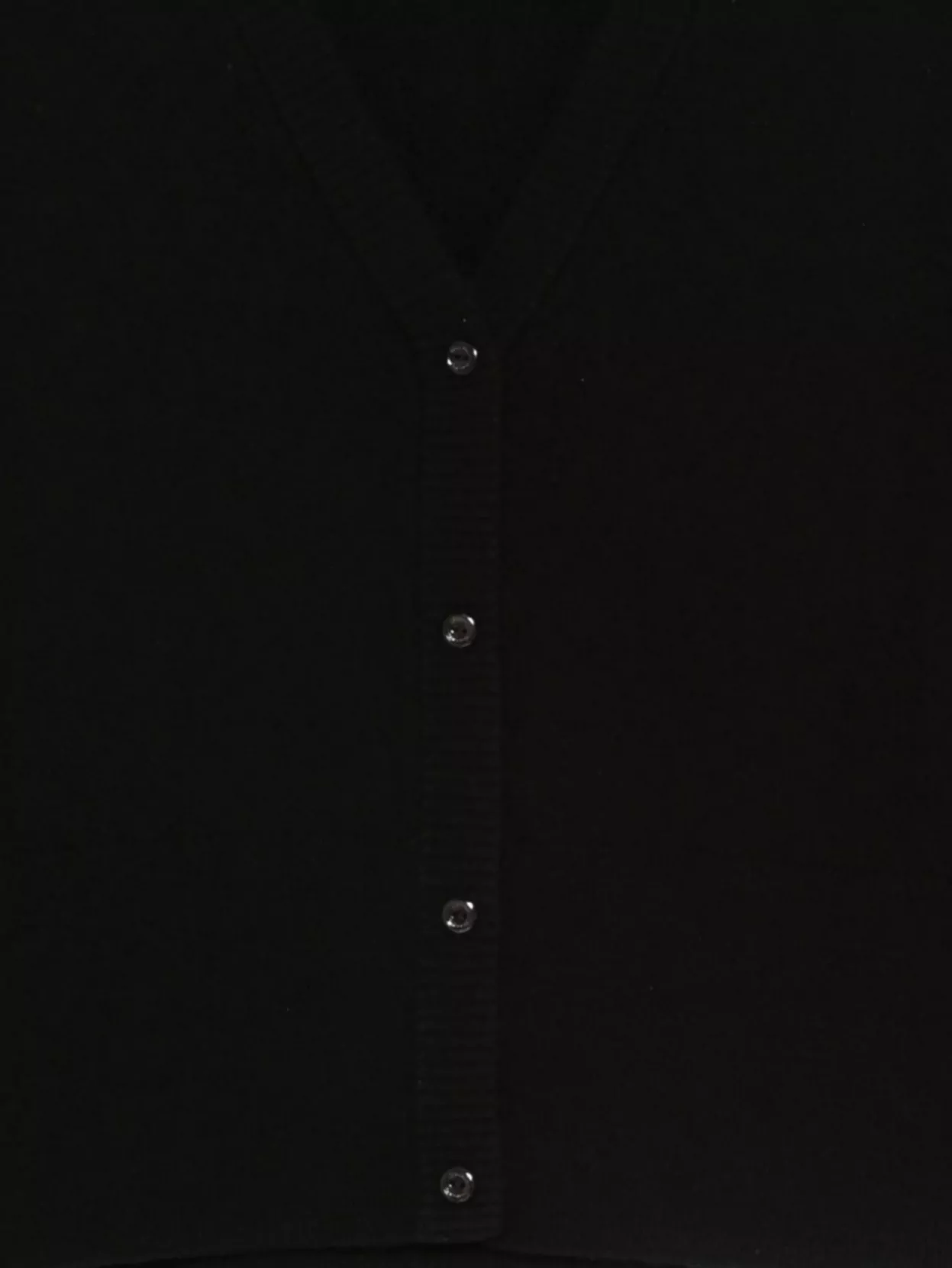 Ermanno Firenze V Neck Cardigan With Embroidered Long Sleeves