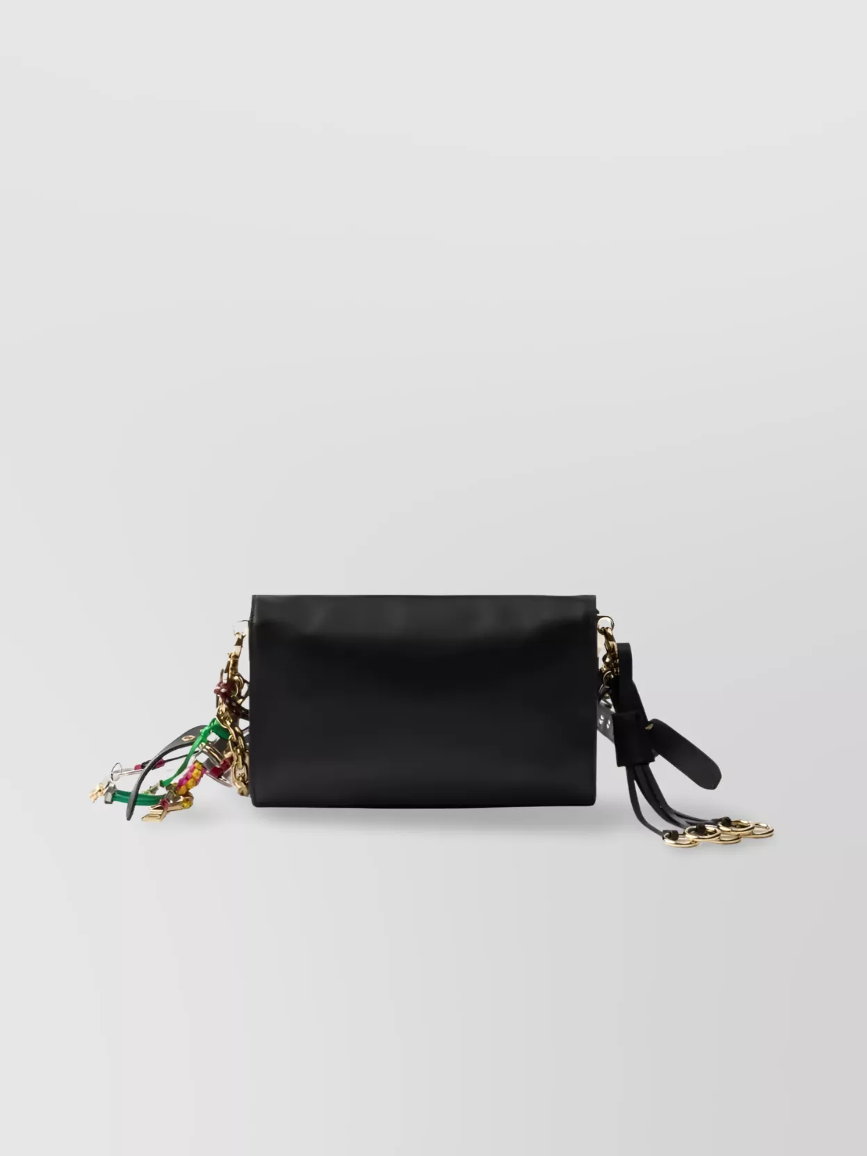 Prada Soft sound small leather shoulder bag charms | The