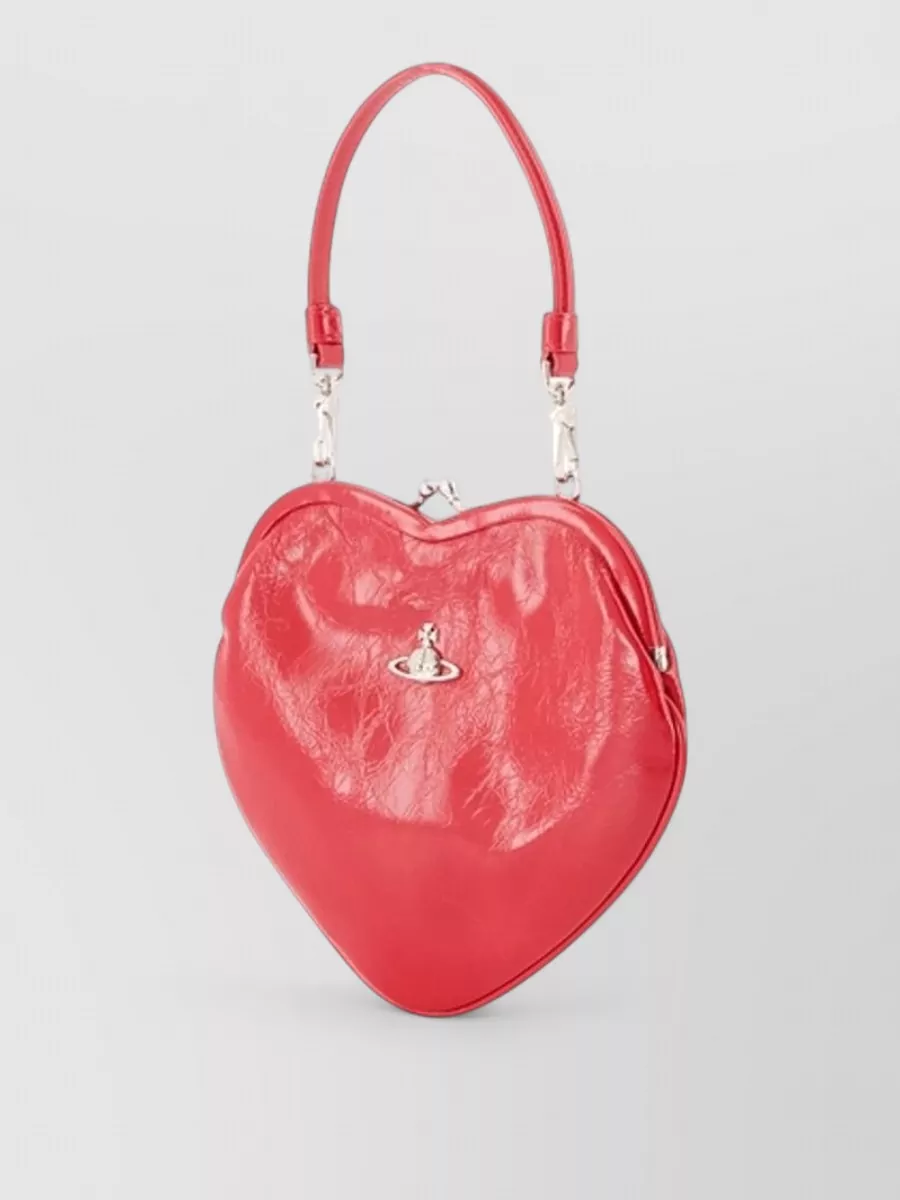 Vivienne Westwood belle leather clutch bag