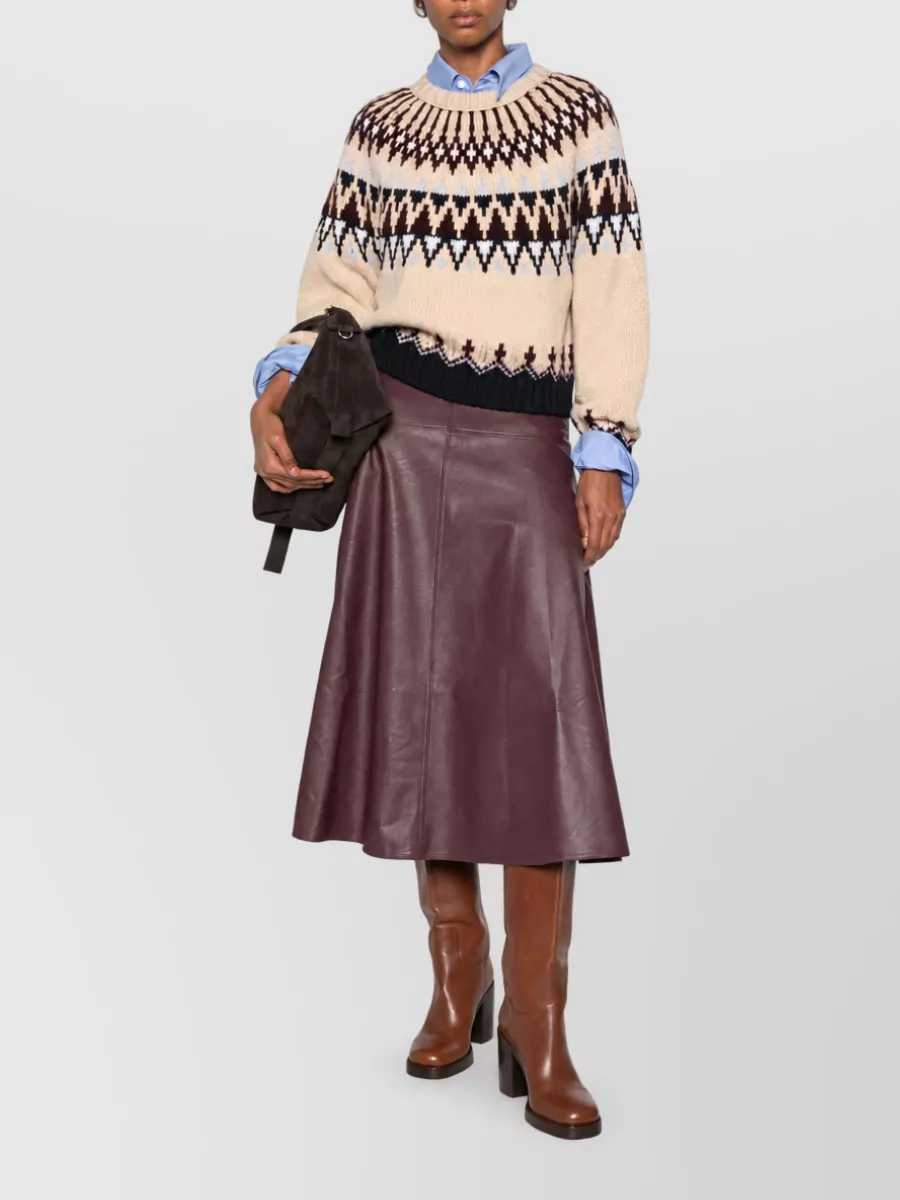 Forte Forte Wool Crewneck Long-Sleeve Sweater