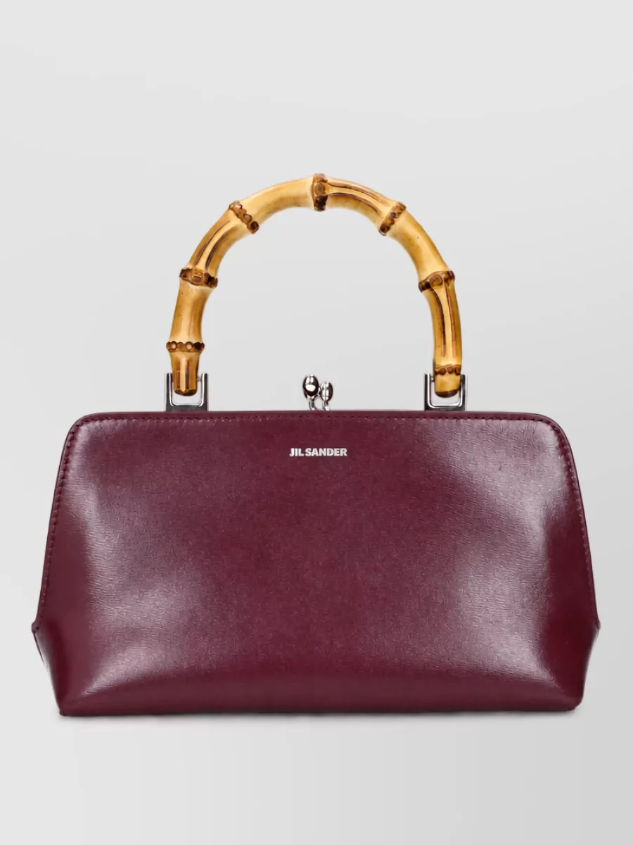 Jil Sander Na Leather Clutch Bag