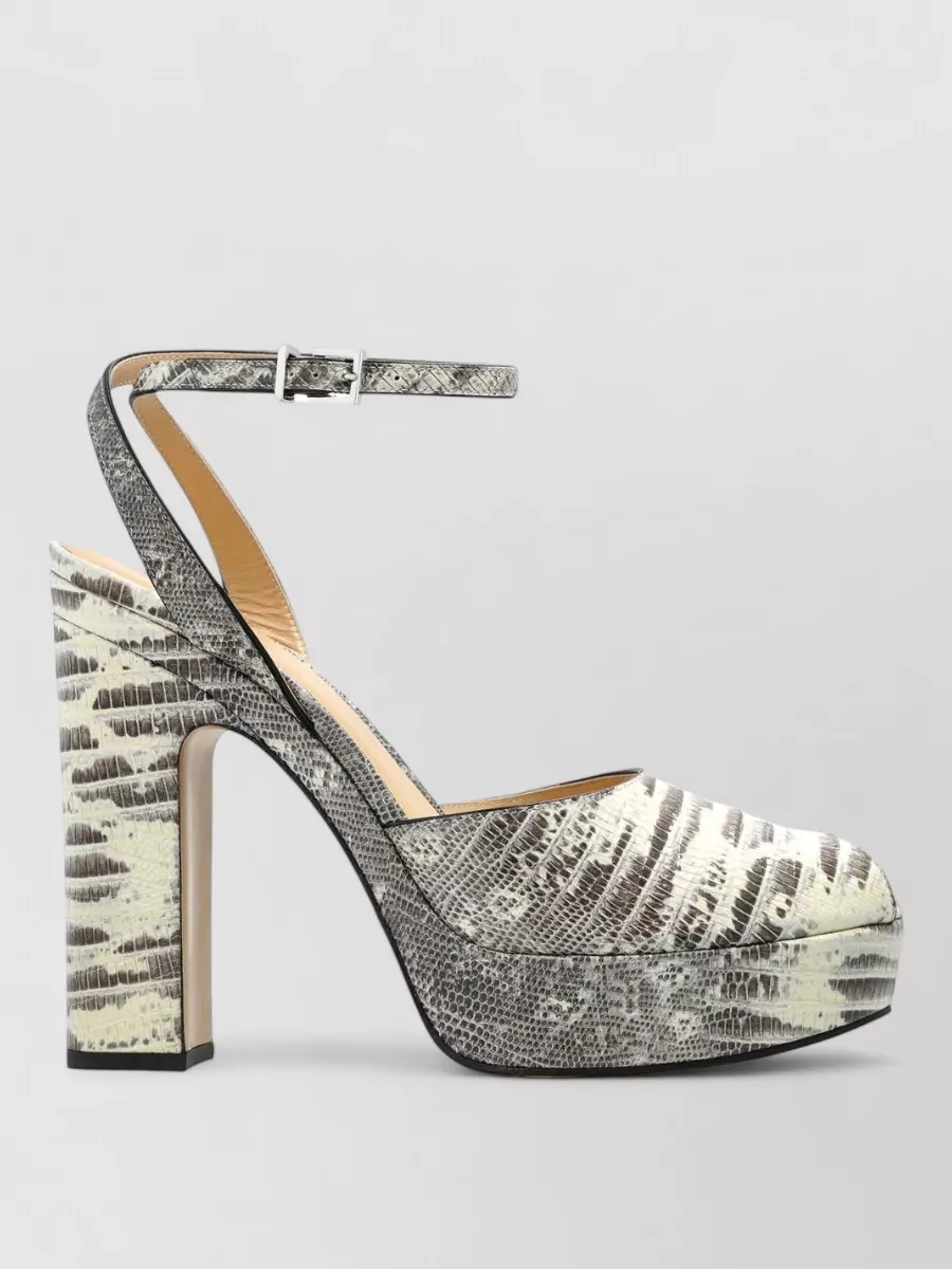 Fendi Leather Platform Sandals