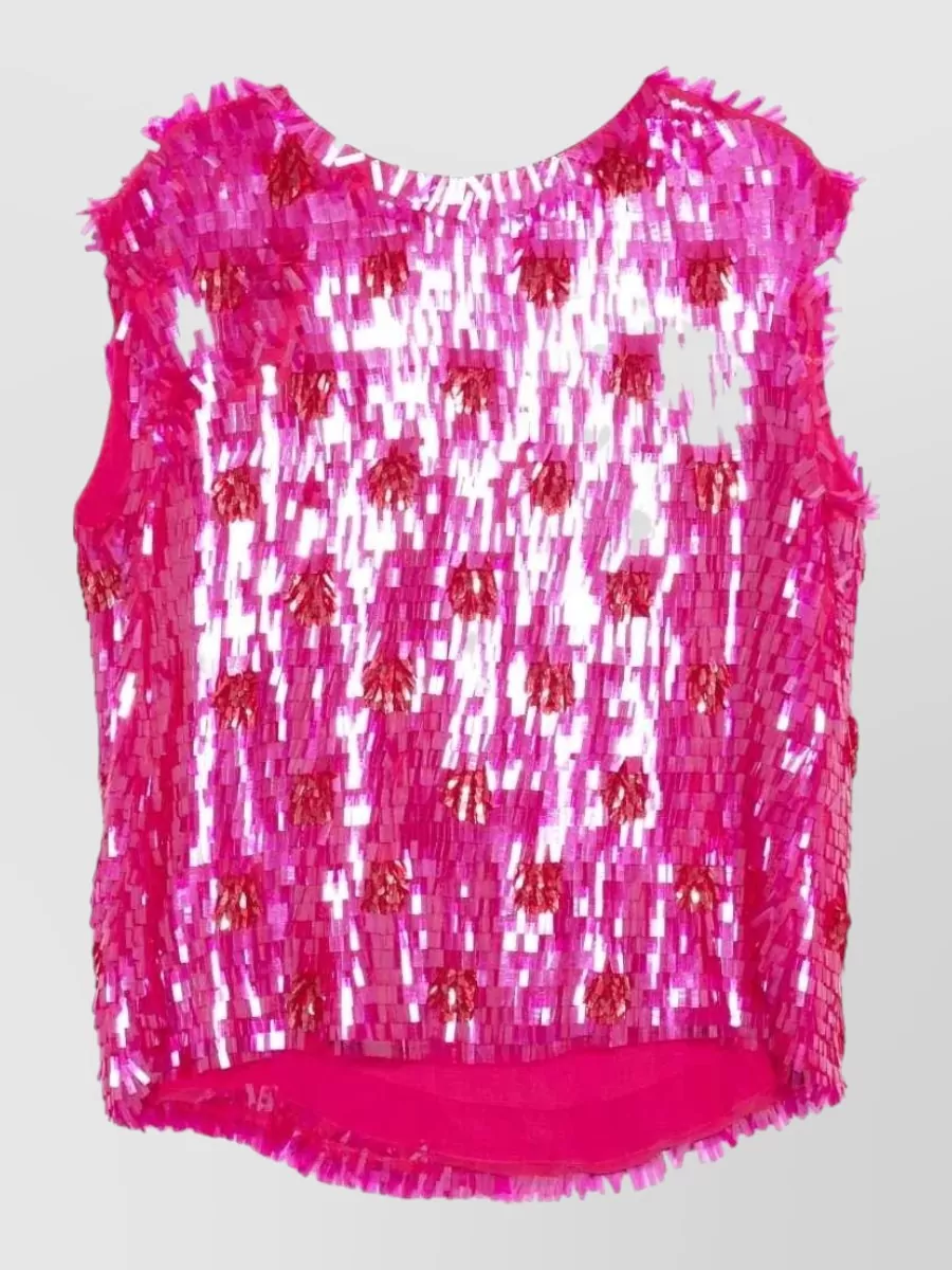 Dries Van Noten silk embroidered blouse