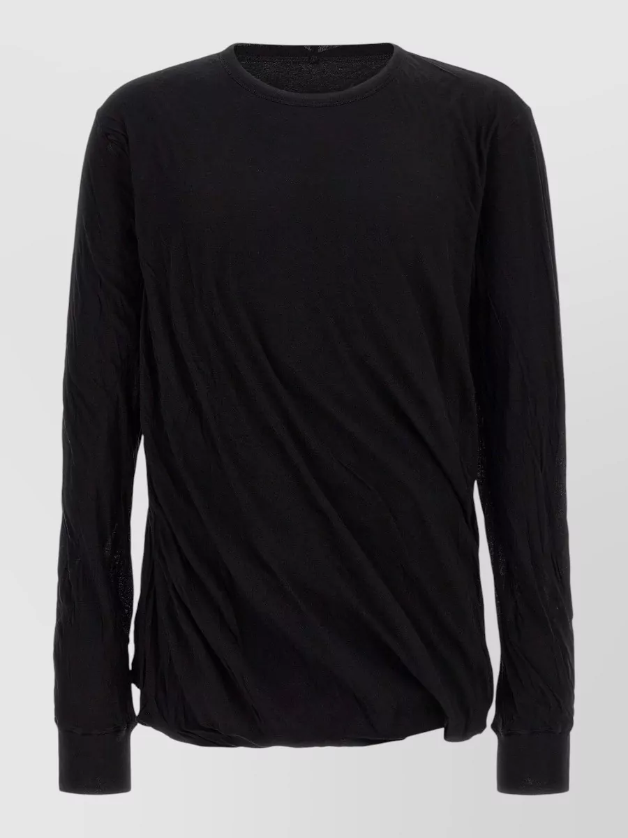 Rick Owens twisted long-sleeve t-shirt