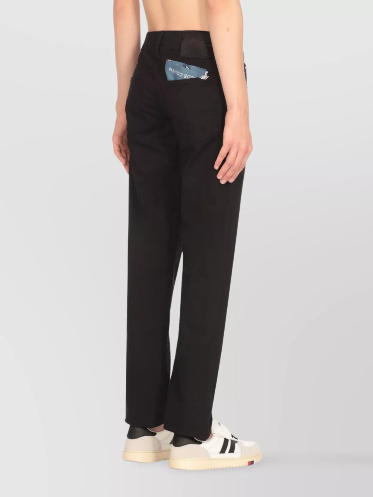 Jacob Cohen Straight Cotton Pants Belt Loops