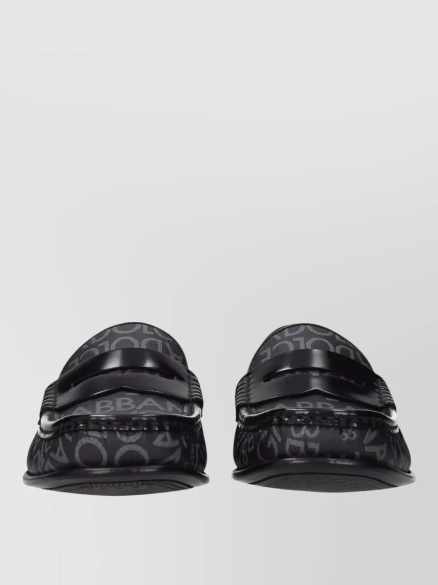 Dolce&Gabbana Fabric Slip-On Loafers