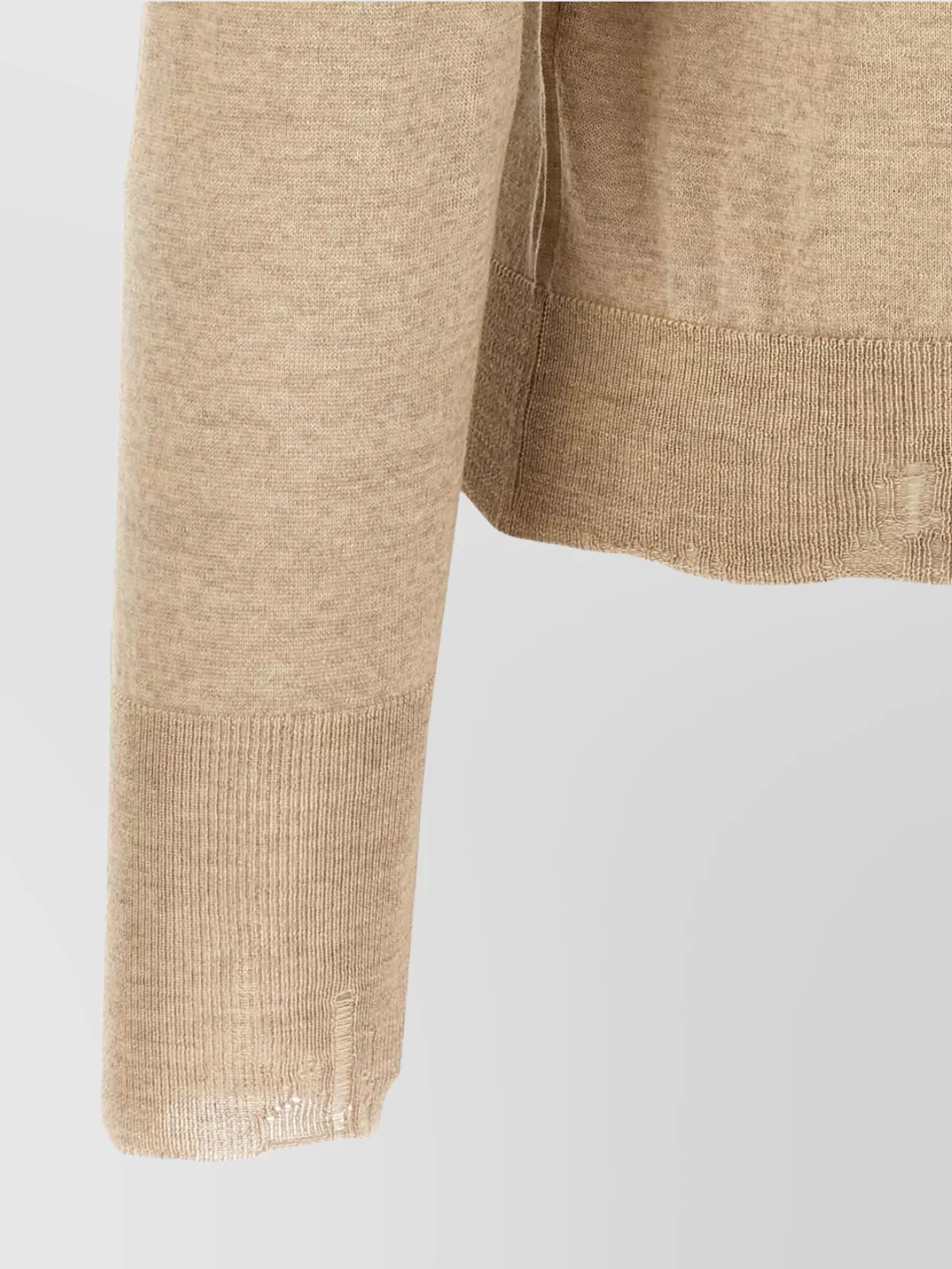 Golden Goose 'Dilara' Ribbed Turtleneck Sweater With Long Sleeves