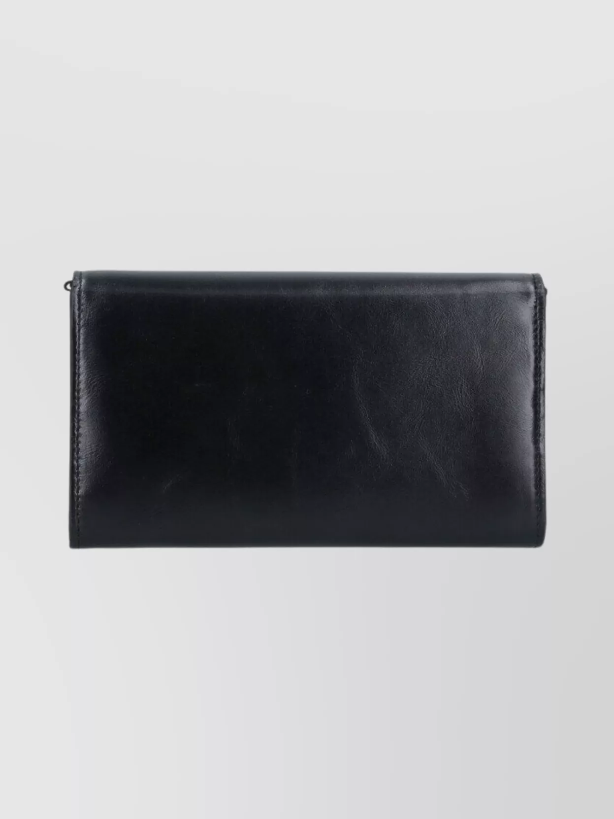 Chloé Wallets With Chain Strap And Gold-tone Hardware In Black