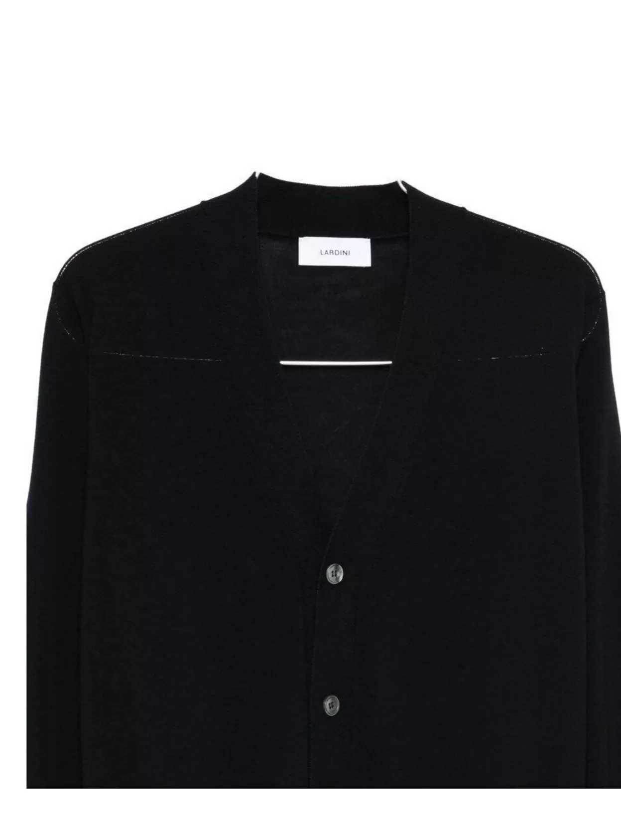 Lardini Men's Wool V-Neck Cardigan Sweater