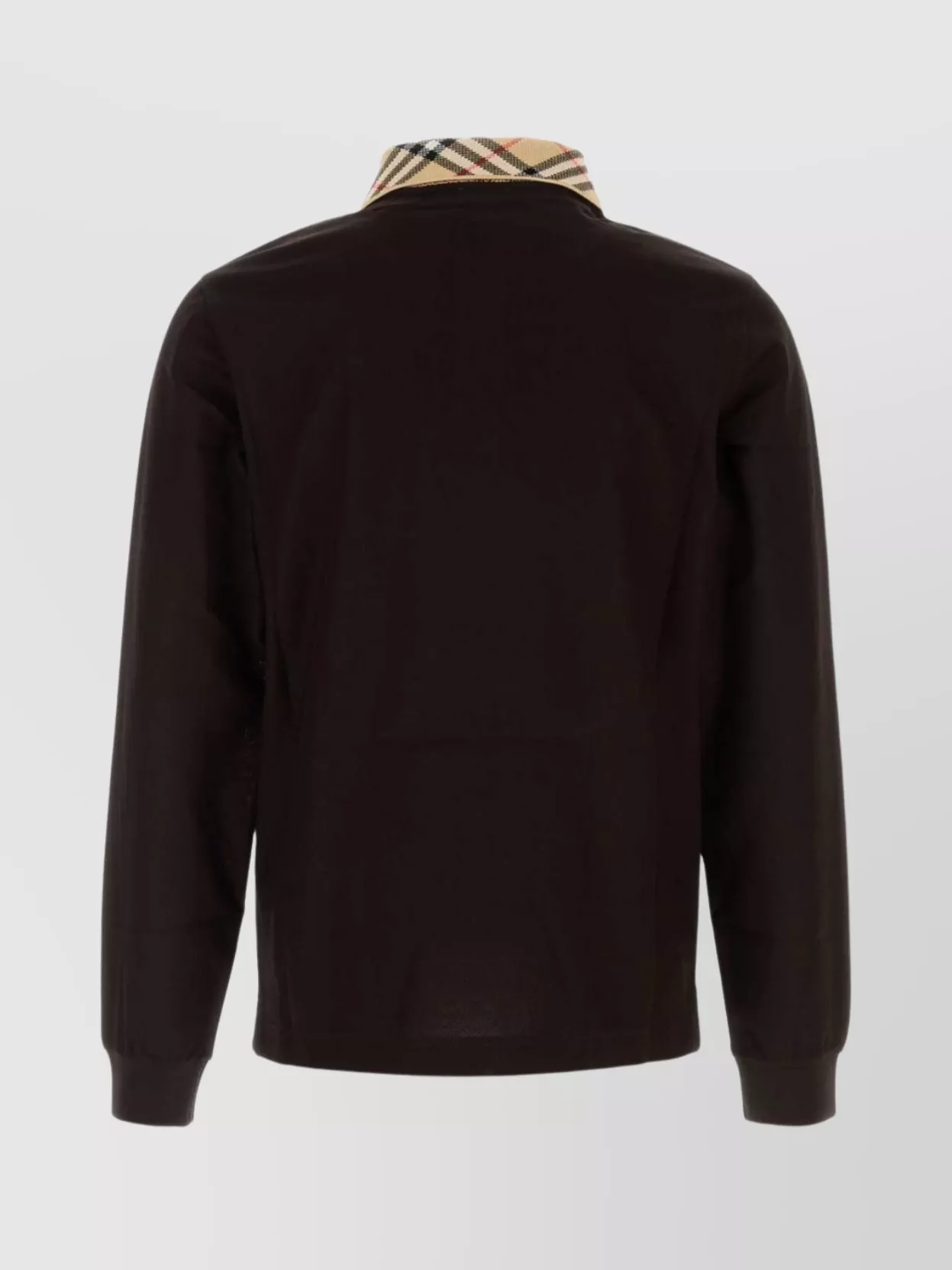 Burberry Piquet Polo Shirt With Long Cuffed Sleeves