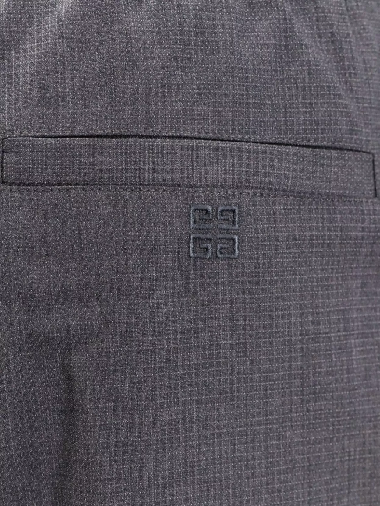 Givenchy Wool Trousers With Elastic Waistband And Drawstring