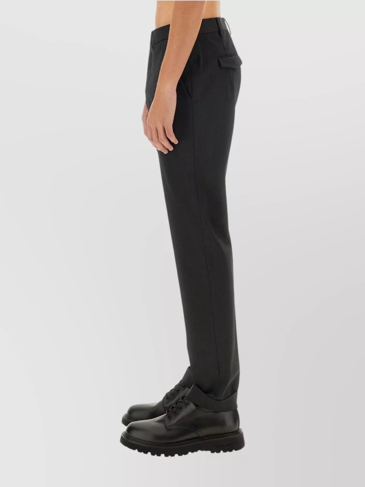 Pt Torino Straight Leg Pants In Black
