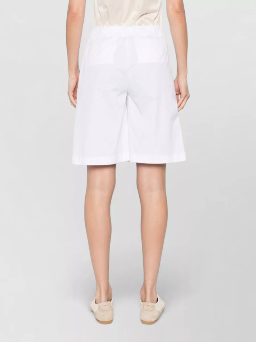 Via Masini 80 Pleated Knee-Length Shorts