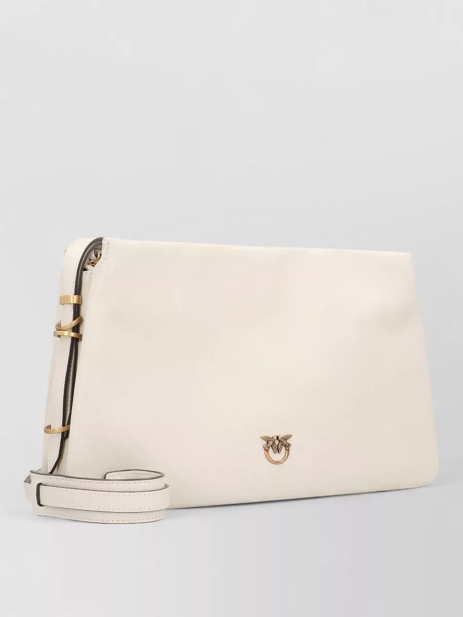 Pinko Love Bag One Leather Clutch Bag