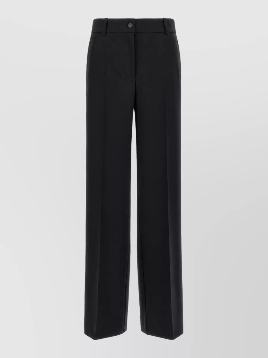 P.a.r.o.s.h. virgin wool flared suit trousers