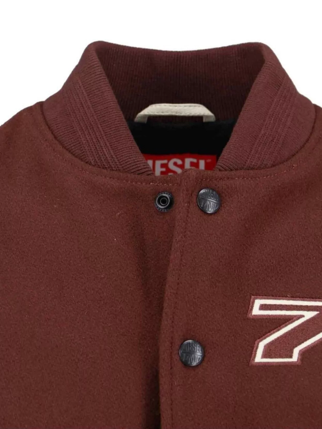 Diesel Casual Jacket With Contrast Sleeves And Ribbed Accents